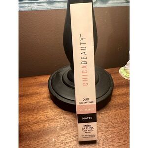 CHICABEAUTY Duo Gel Eyeliner - Shimmer & Matte (black) BNIB